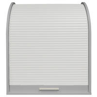 AKTENSCHRANK Weiß, Hellgrau  - Hellgrau/Weiß, MODERN, Holzwerkstoff/Kunststoff (69/85/44cm) - Livetastic