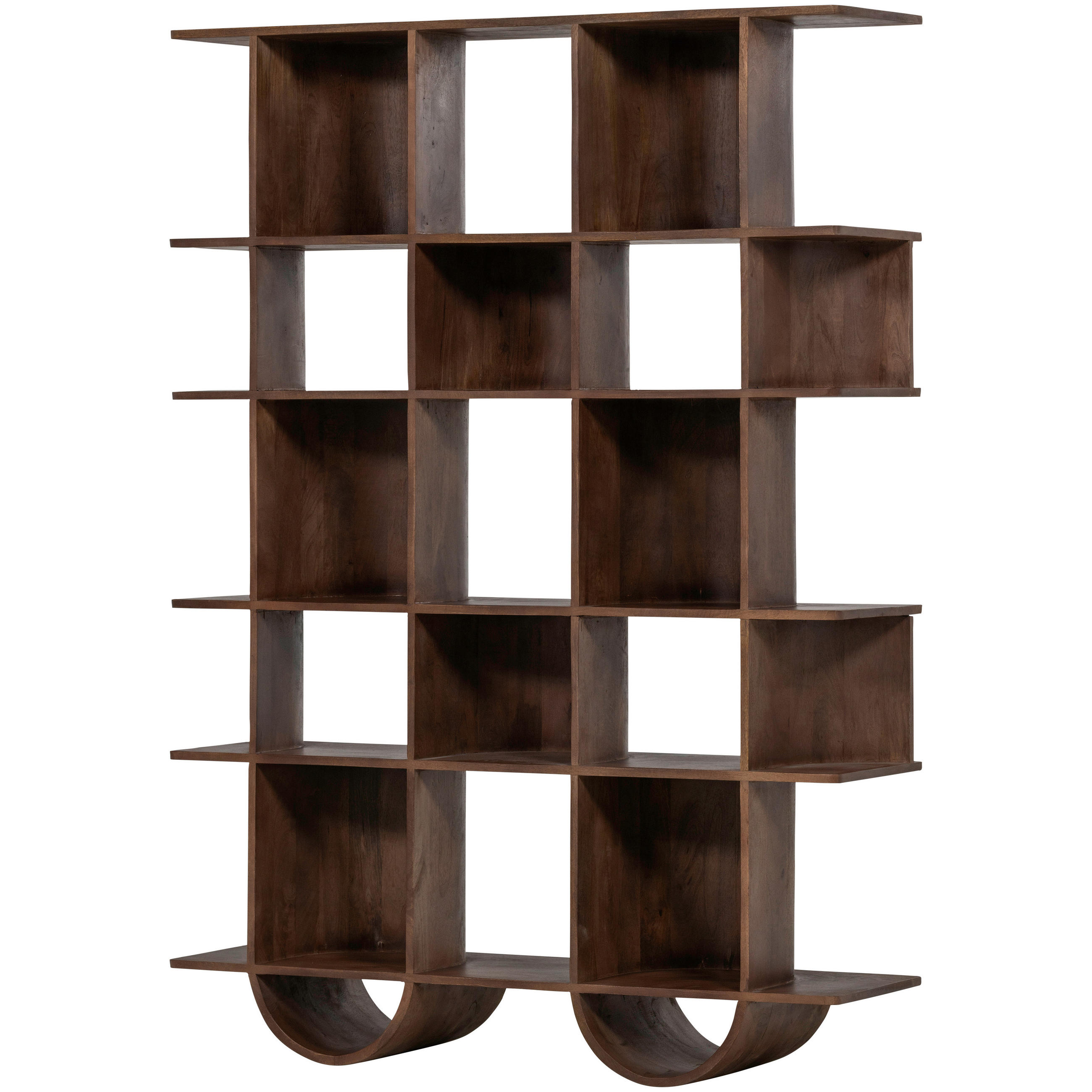 REGAL  130/180/35 cm Dunkelbraun  - Dunkelbraun, Design, Holz (130/180/35cm) - Livetastic