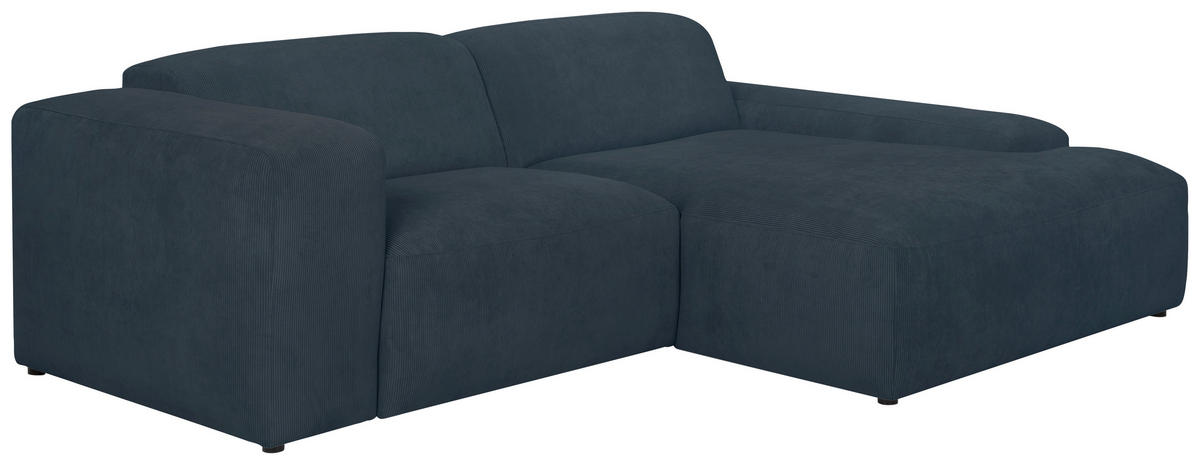 HÖRNSOFFA i manchester blå  - blå/svart, Design, textil/plast (252/170cm) - MID.YOU