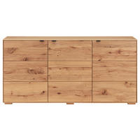 SIDEBOARD  180/42/85 cm  - Graphitfarben/Kernbuche, Natur, Holz/Metall (180/42/85cm) - Linea Natura