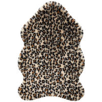 KUNSTFELL 60/90 cm Beige Tierform  - Beige, Trend, Leder/Textil (60/90cm) - Novel