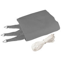 GARTENSONNENSEGEL   - Grau, Basics (400/400/400cm)