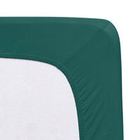 SPANNLEINTUCH 180-200/200-220 cm Jersey  - Smaragdgrün, Basics, Textil (180-200/200-220cm) - Florella