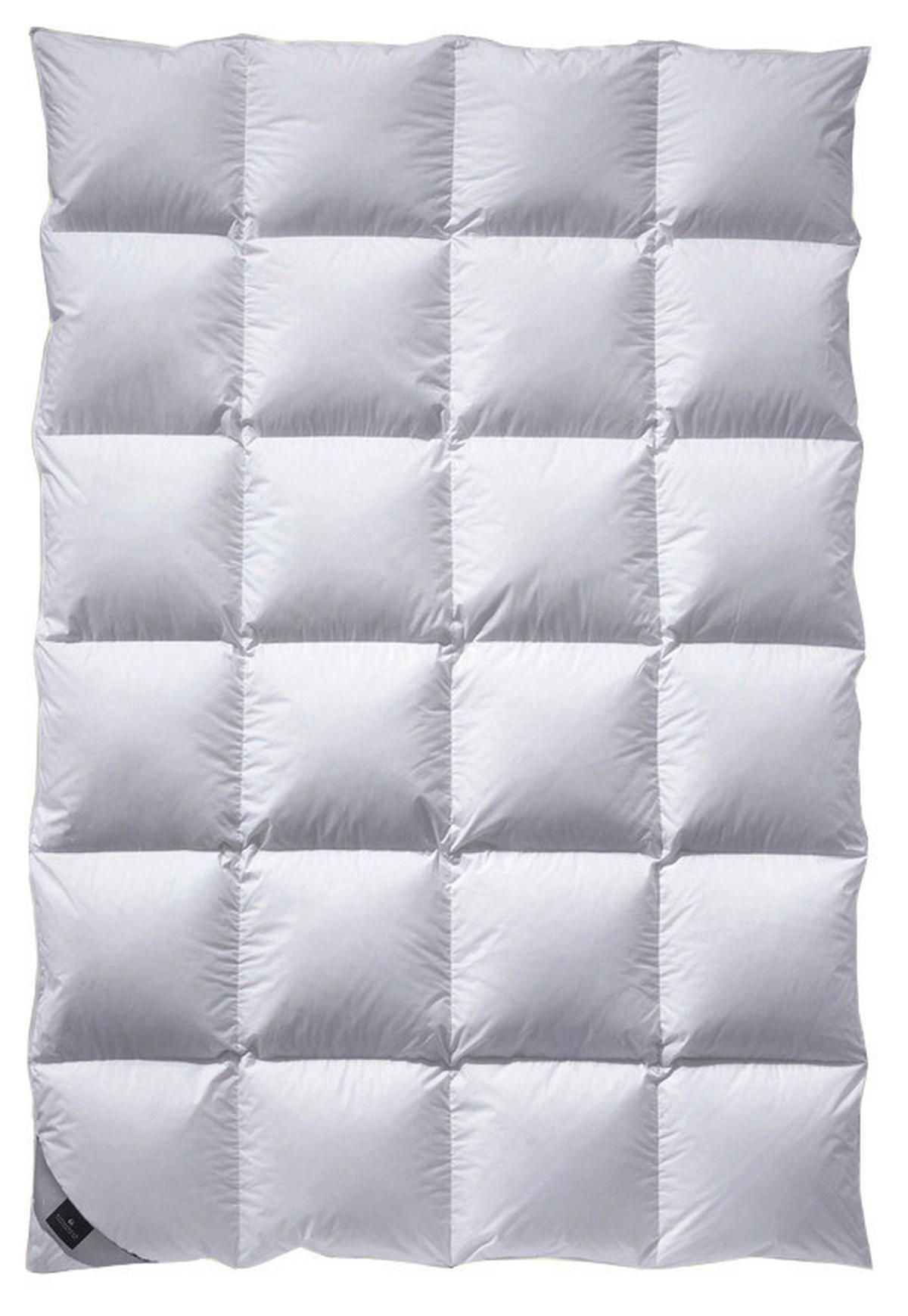 ZIMNÁ PRIKRÝVKA, 135/200 cm, páperie - biela, Basics, textil (135/200cm) - Billerbeck