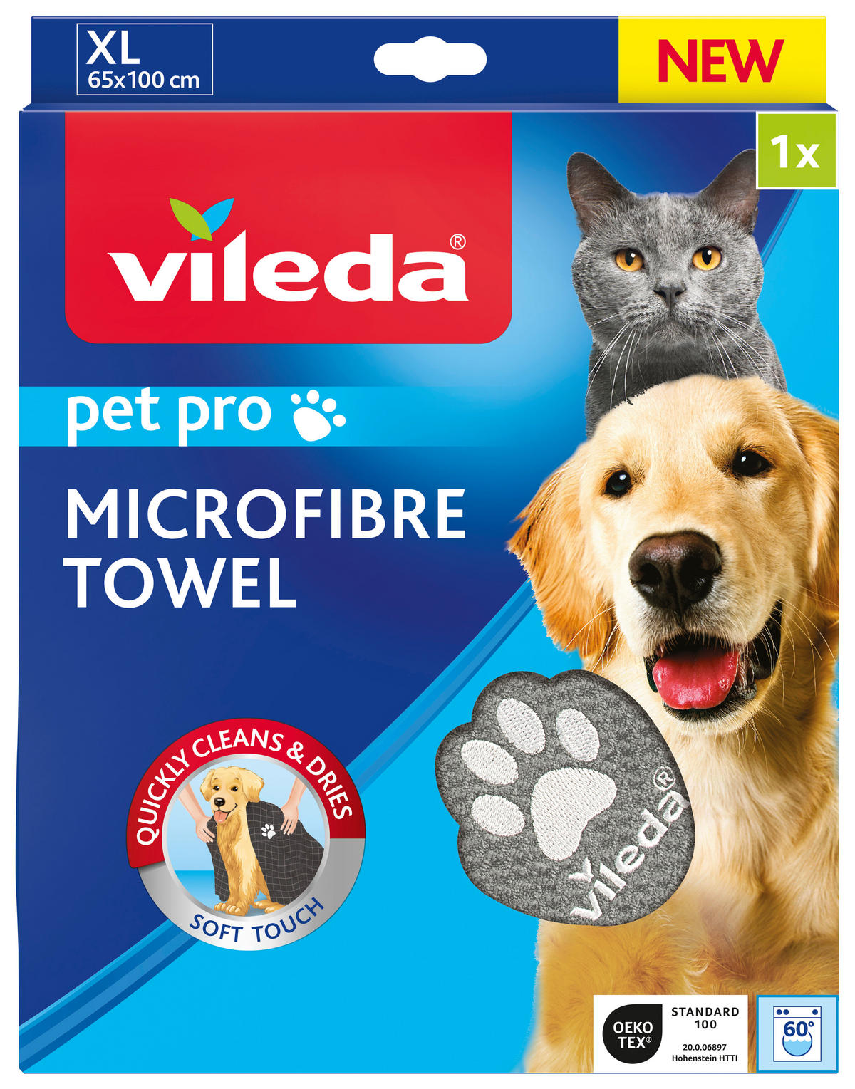 LAVETĂ DIN MICROFIBRĂ - Basics (65/100cm) - Vileda