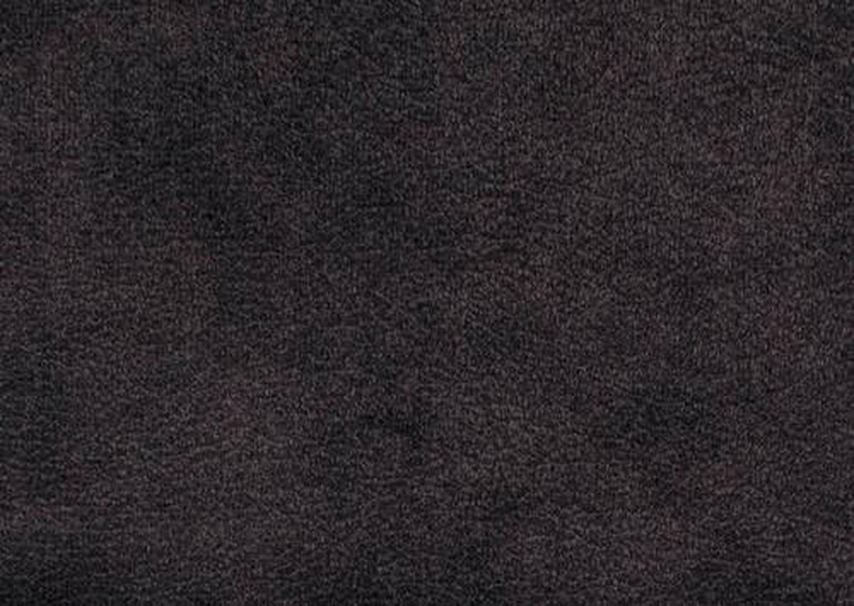 KANAPÉÁGY textil sötétbarna  - sötétbarna/fekete, Design, textil/fa (206/77-87/102cm) - Novel