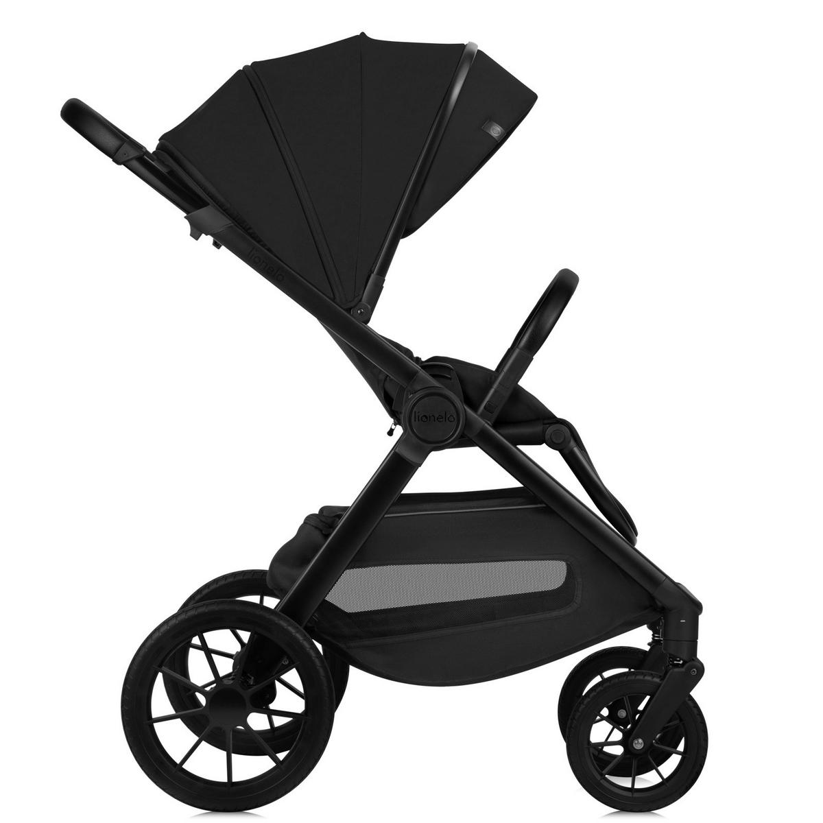 KINDERWAGENSET  LO-Layla 3in1  Black Onyx  - Schwarz, Basics (94/62/115cm) - Lionelo