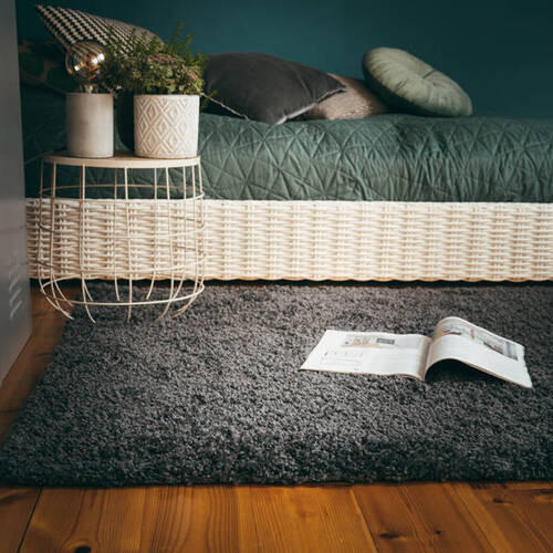 HOCHFLORTEPPICH 160/230 cm My Twist Anthrazit  - Anthrazit, Basics, Textil (160/230cm) - Obsession