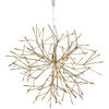 LED-DEKOLEUCHTE  - Transparent/Goldfarben, Basics, Kunststoff/Metall (50/45cm) - Eglo