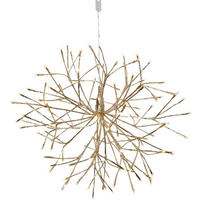 LED-DEKOLEUCHTE  - Transparent/Goldfarben, Basics, Kunststoff/Metall (50/45cm) - Eglo