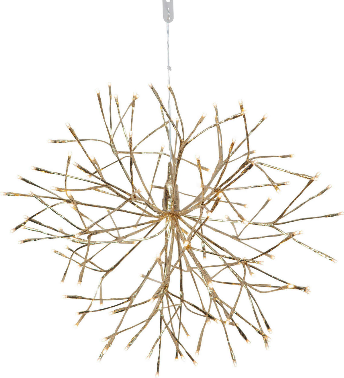 LED-DEKOLEUCHTE  - Transparent/Goldfarben, Basics, Kunststoff/Metall (50/45cm) - Eglo
