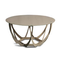 COUCHTISCH in Metall, Glas 80/80/40 cm  - Creme, Basics, Glas/Metall (80/80/40cm) - Xora