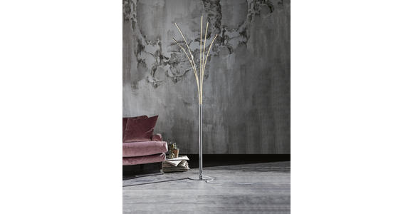 LED-STEHLEUCHTE 62/190/52 cm - Chromfarben, Design, Metall (62/190/52cm) - Ambiente