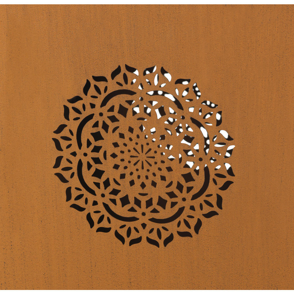 Thumbnail - Dekosäule, Rost, Metall, 23x84x23 cm, Wohnzimmer, Wohnzimmertische, Blumenständer