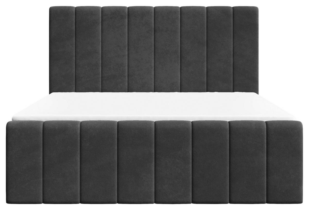 BOXBETT 180/200 cm  in Schwarz  - Schwarz, MODERN, Holz/Kunststoff (180/200cm) - MID.YOU
