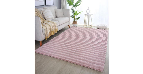 HOCHFLORTEPPICH 200/290 cm AMBIANCE Rosa  - Rosa, Basics, Textil (200/290cm) - Novel
