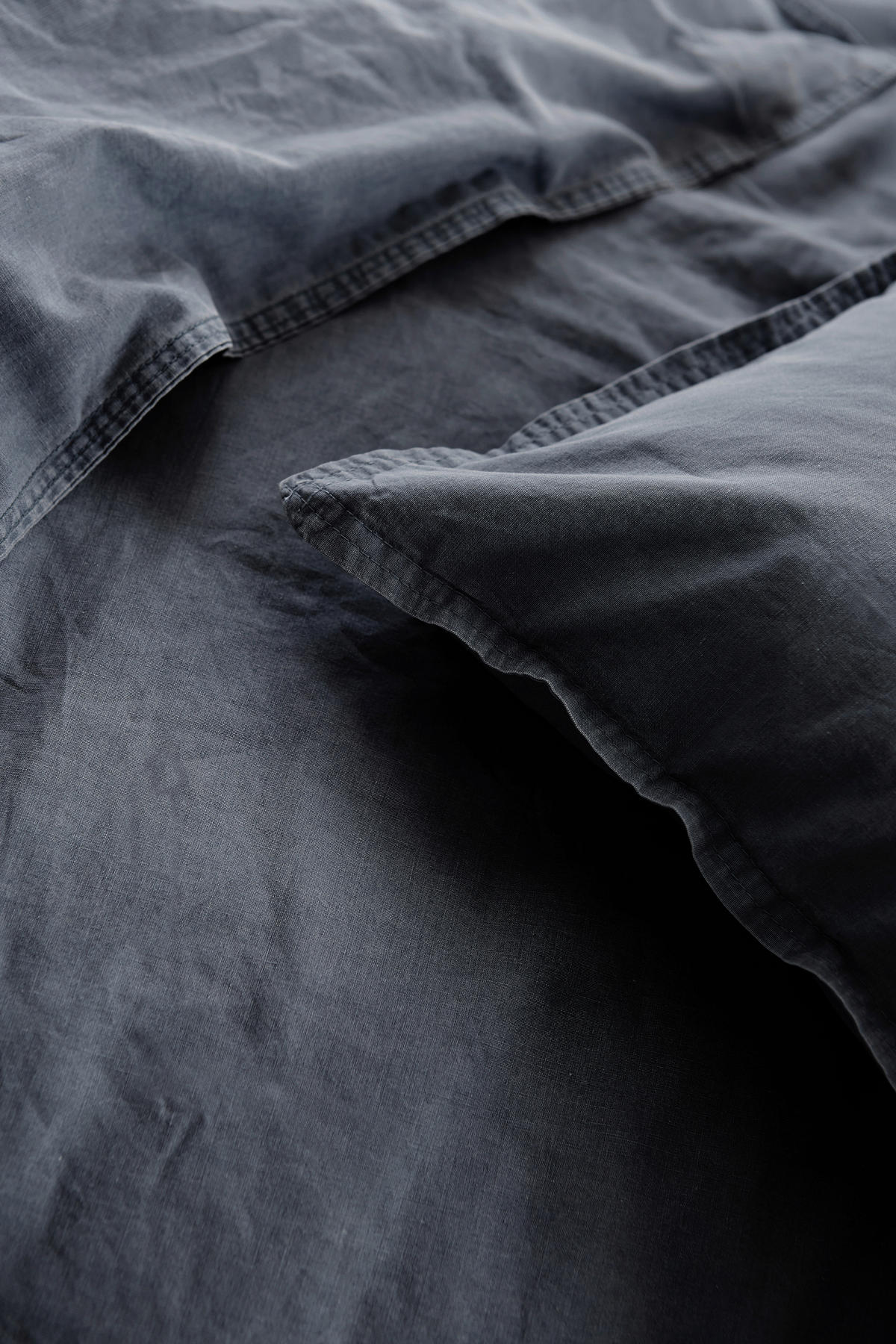 BETTWÄSCHE 150/220 cm  - Anthrazit, Basics, Textil (150/220cm)