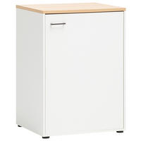 MEHRZWECKSCHRANK 67,1/95,8/60 cm  in Weiß, Eichefarben  - Eichefarben/Anthrazit, MODERN, Holzwerkstoff/Kunststoff (67,1/95,8/60cm) - MID.YOU