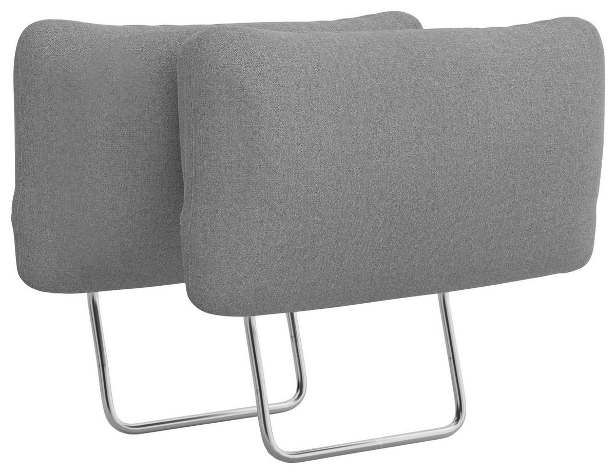 KOPFSTÜTZE - Grau, KONVENTIONELL, Textil (50/25/12cm) - Sit & More