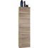 MIDISCHRANK Eichefarben - Chromfarben/Eichefarben, Design, Holzwerkstoff/Metall (35/136/33cm) - Xora MIDISCHRANK Eichefarben - Chromfarben/Eichefarben, Design, Holzwerkstoff/Metall (35/136/33cm) - Xora