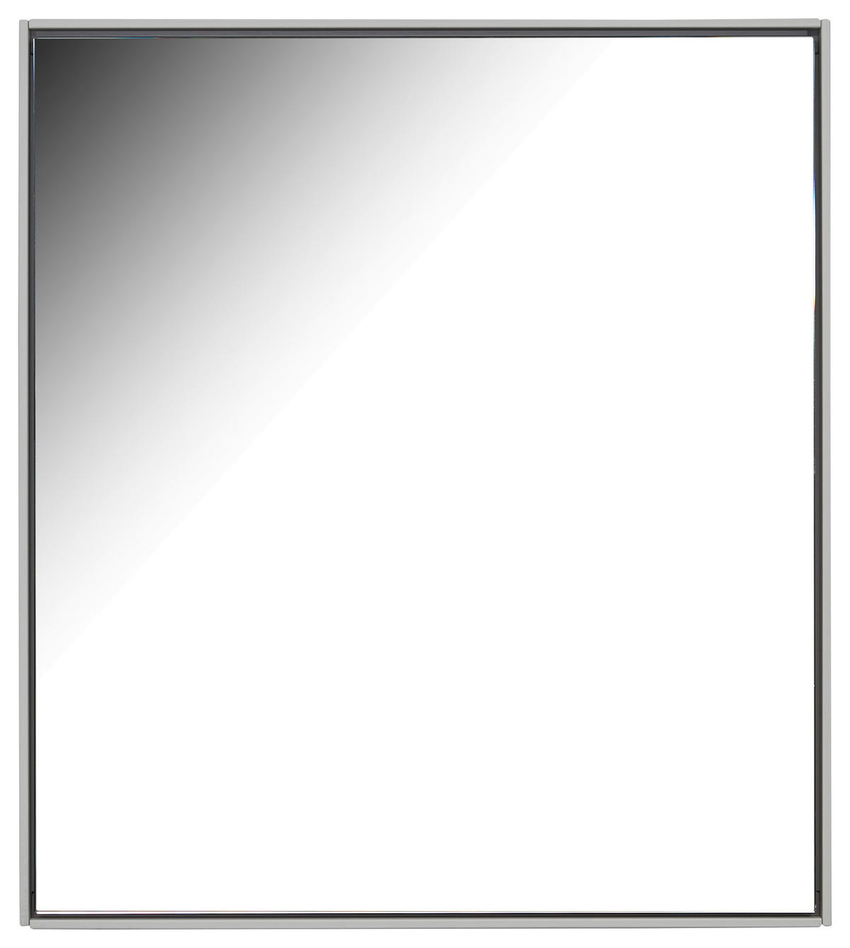 WANDSPIEGEL 61,9/69,1/5,5 cm  - Graphitfarben, Design, Glas/Holzwerkstoff (61,9/69,1/5,5cm) - Dieter Knoll