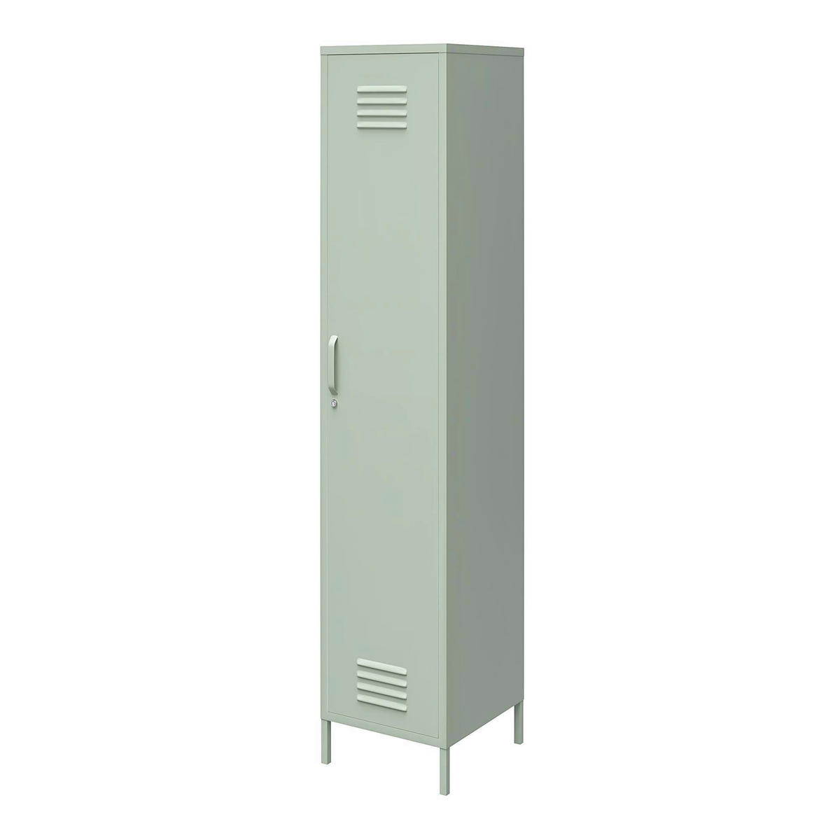 GARDEROBENSCHRANK Mission District  in 38/185/40 cm  - Grün, Design, Metall (38/185/40cm) - MID.YOU