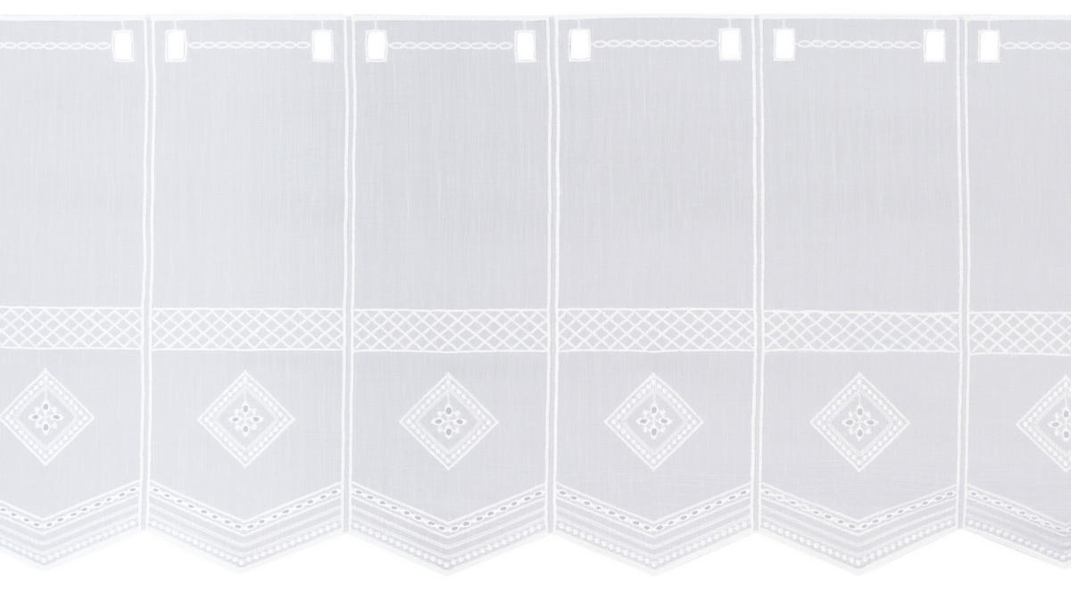 KURZGARDINE 45 cm   - Perlmutt, KONVENTIONELL, Textil (45cm) - Esposa