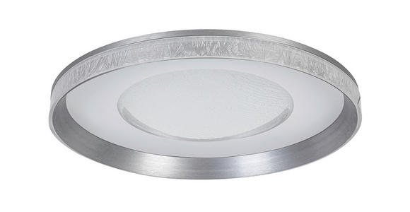 LED-DECKENLEUCHTE 50/9 cm   - Dunkelgrau/Transparent, Design, Kunststoff/Metall (50/9cm) - Novel