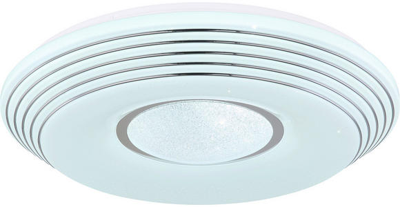 LED-DECKENLEUCHTE 50/8 cm   - Weiß, Basics, Kunststoff/Metall (50/8cm) - Novel