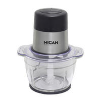 UNIVERZÁLNY SEKÁČIK - číra/čierna, Design, kov/plast (18/27cm) - Mican