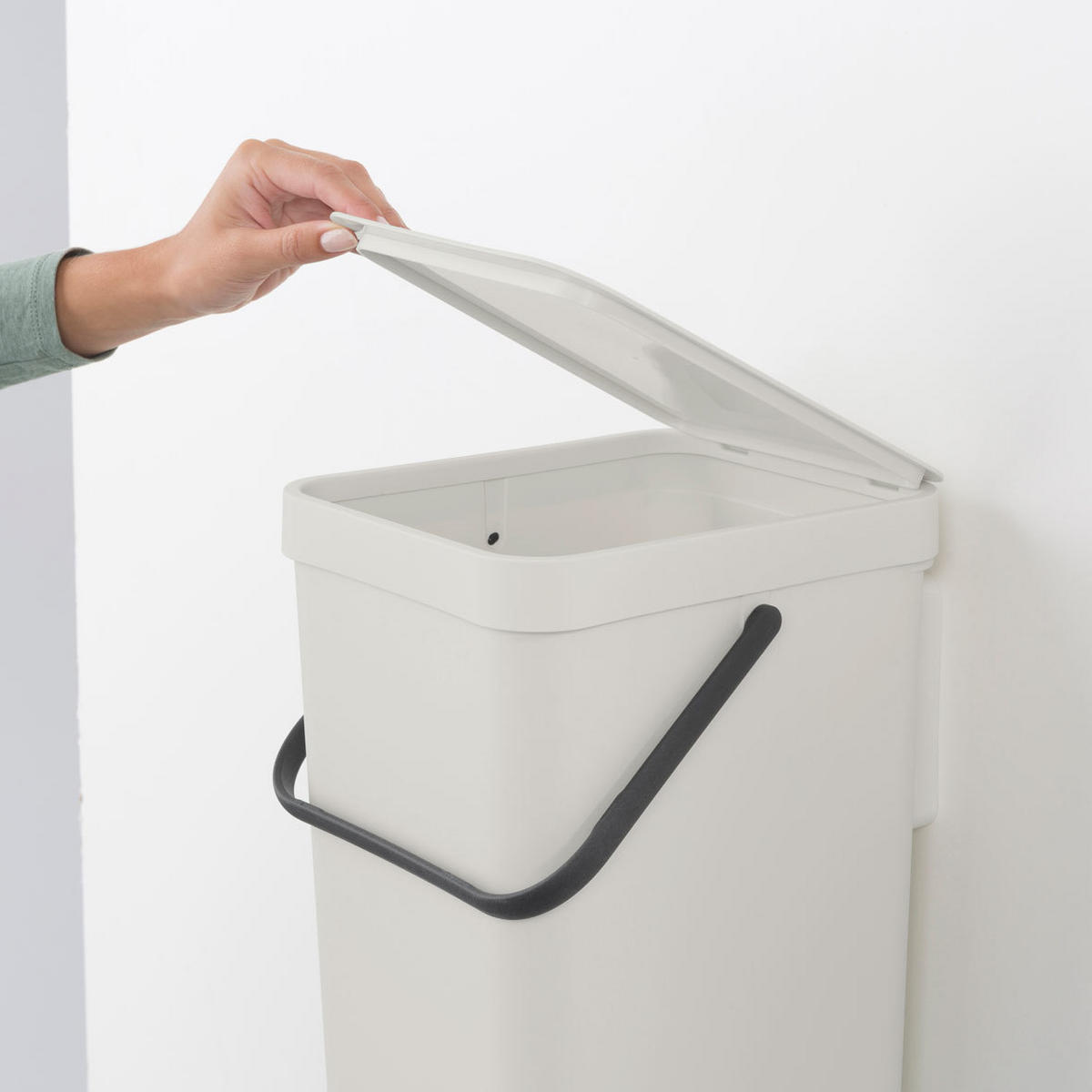 ABFALLEIMER SORT & GO 16 L  - Hellgrau, Basics, Kunststoff (22/40.1/27.9cm) - Brabantia