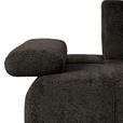 SCHLAFSOFA Chenille Anthrazit  - Anthrazit/Schwarz, KONVENTIONELL, Kunststoff/Textil (235-255/80/116-138cm) - Carryhome