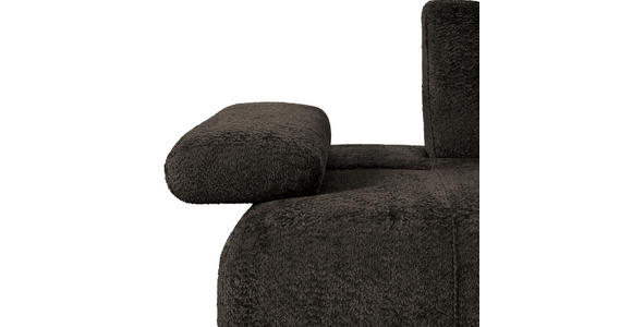 SCHLAFSOFA Chenille Anthrazit - Anthrazit/Schwarz, KONVENTIONELL, Kunststoff/Textil (235-255/80/116-138cm) - Carryhome