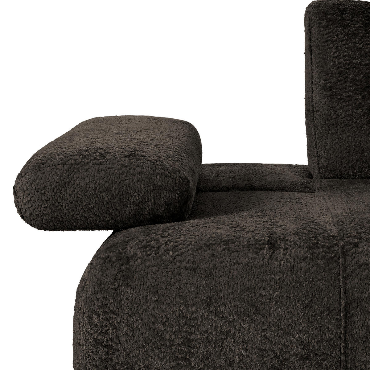 SCHLAFSOFA in Textil Anthrazit  - Anthrazit/Schwarz, Konventionell, Kunststoff/Textil (235-255/80/116-138cm) - Carryhome