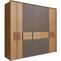 DREHTÜRENSCHRANK 251,9/223,3/62 cm 5-türig  - Eichefarben/Braun, Natur, Holz/Holzwerkstoff (251,9/223,3/62cm) - Valnatura
