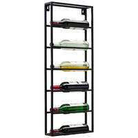 ÉTAGÈRE À VIN 36/92/9 cm  - noir, Trend, métal (36/92/9cm) - Landscape