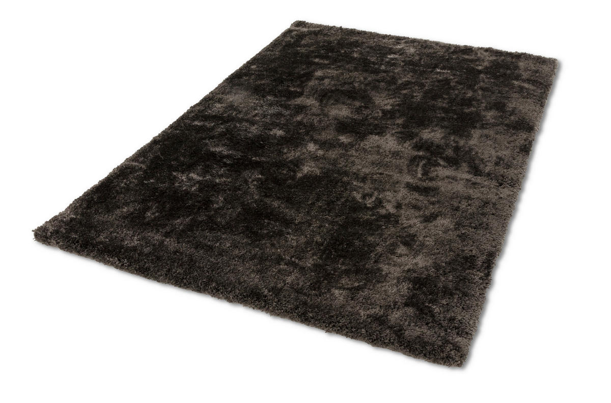 HOCHFLORTEPPICH 80/150 cm Heaven Anthrazit  - Anthrazit, KONVENTIONELL, Textil (80/150cm) - Schöner Wohnen