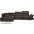 WOHNLANDSCHAFT in Leder Braun - Chromfarben/Braun, Design, Leder (226/291cm) - Novel WOHNLANDSCHAFT in Leder Braun - Chromfarben/Braun, Design, Leder (226/291cm) - Novel