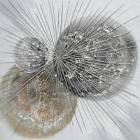 ÖLGEMÄLDE Zen 85/85 cm  - Multicolor, Design, Holz/Textil (85/85cm) - Monee