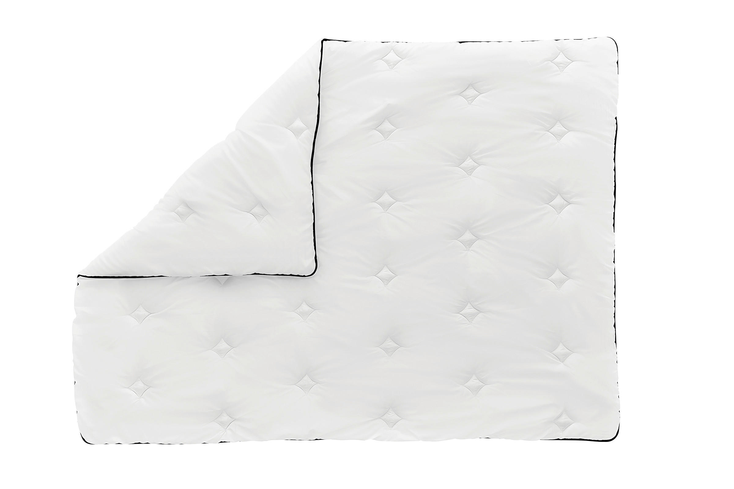 VIERJAHRESZEITENDECKE     - Weiß, Basics, Textil (200/200/3cm) - Yatas