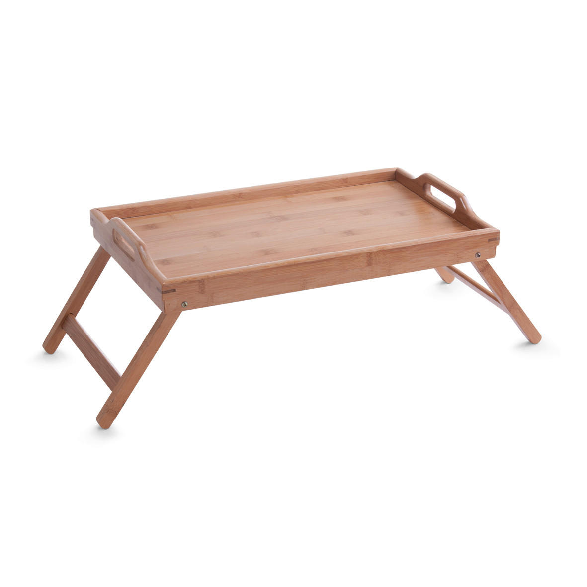 BETTTISCH Holz Bambus  - Naturfarben, Basics, Holz (50/30/21cm) - Zeller Present