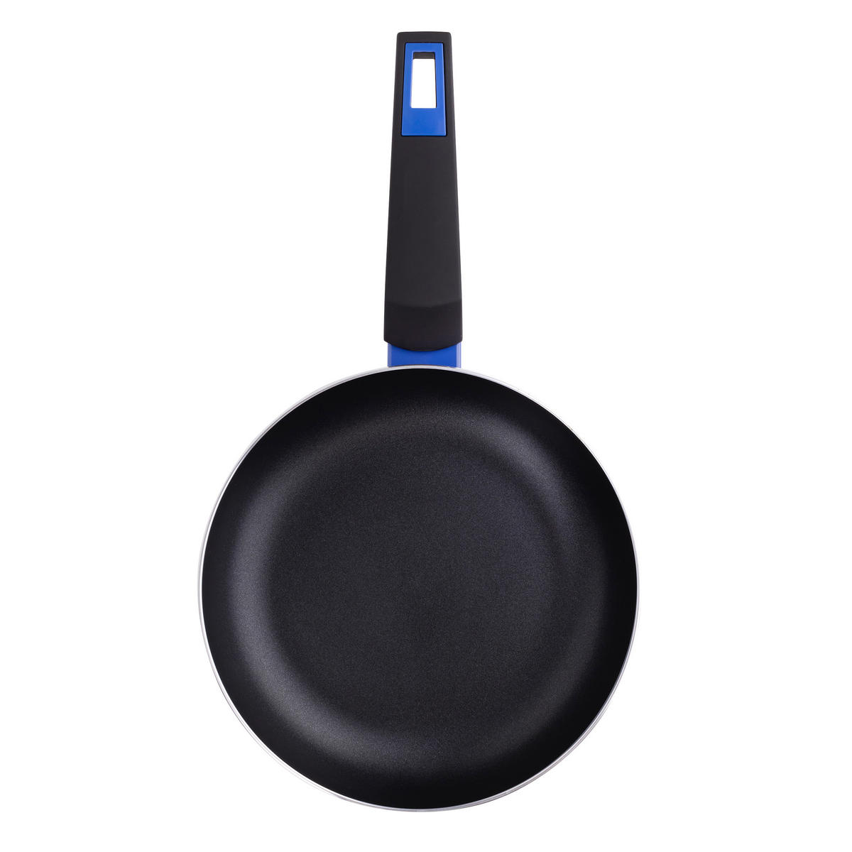 PFANNENSET Aluminium 3-teilig  - Blau/Gelb, Basics, Metall