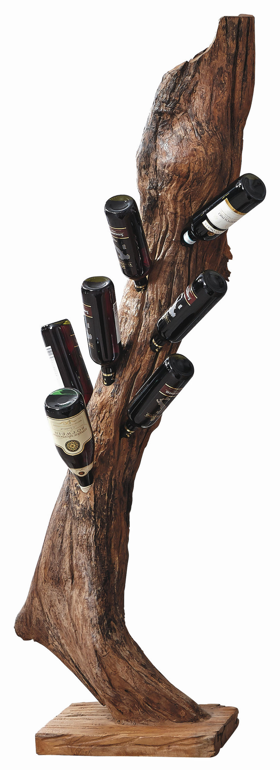 FLASCHENHALTER - Naturfarben, LIFESTYLE, Holz (30/180/30cm) - Landscape