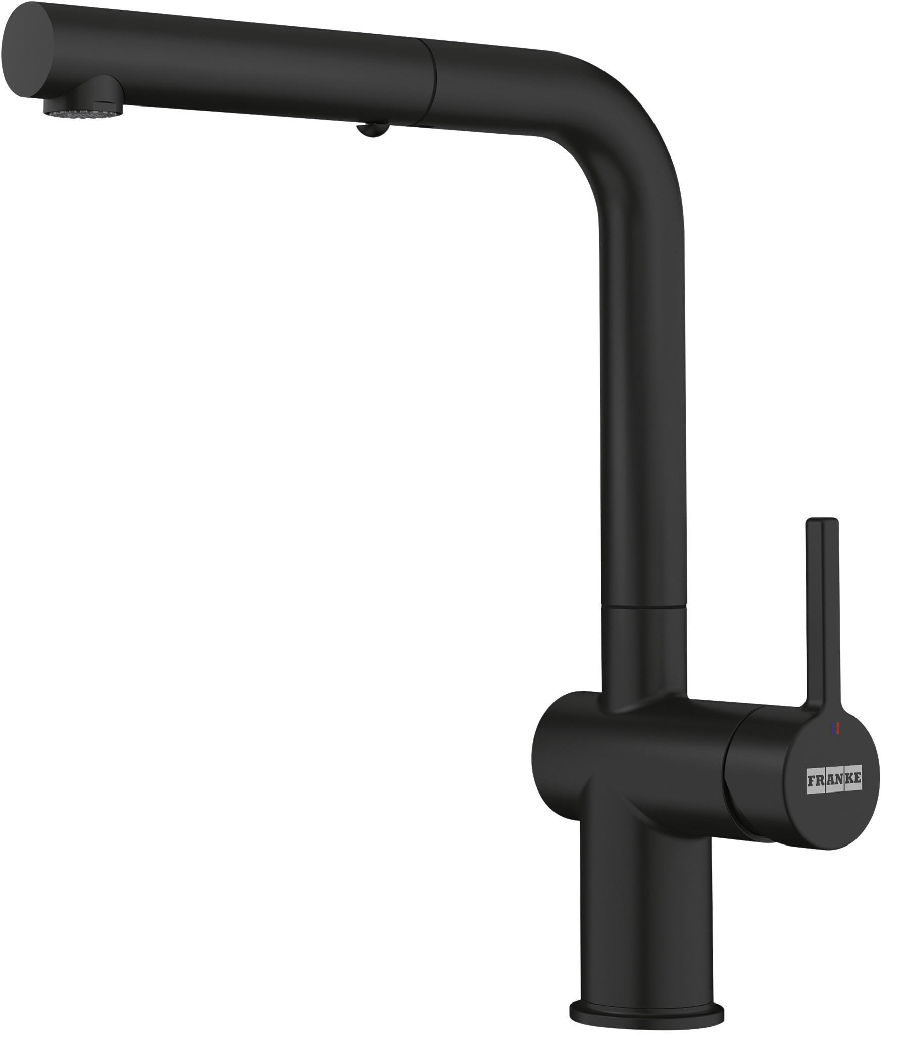 KÜCHENARMATUR 115.0653.382  - Schwarz, Basics, Metall (24/31,2/5cm) - Franke