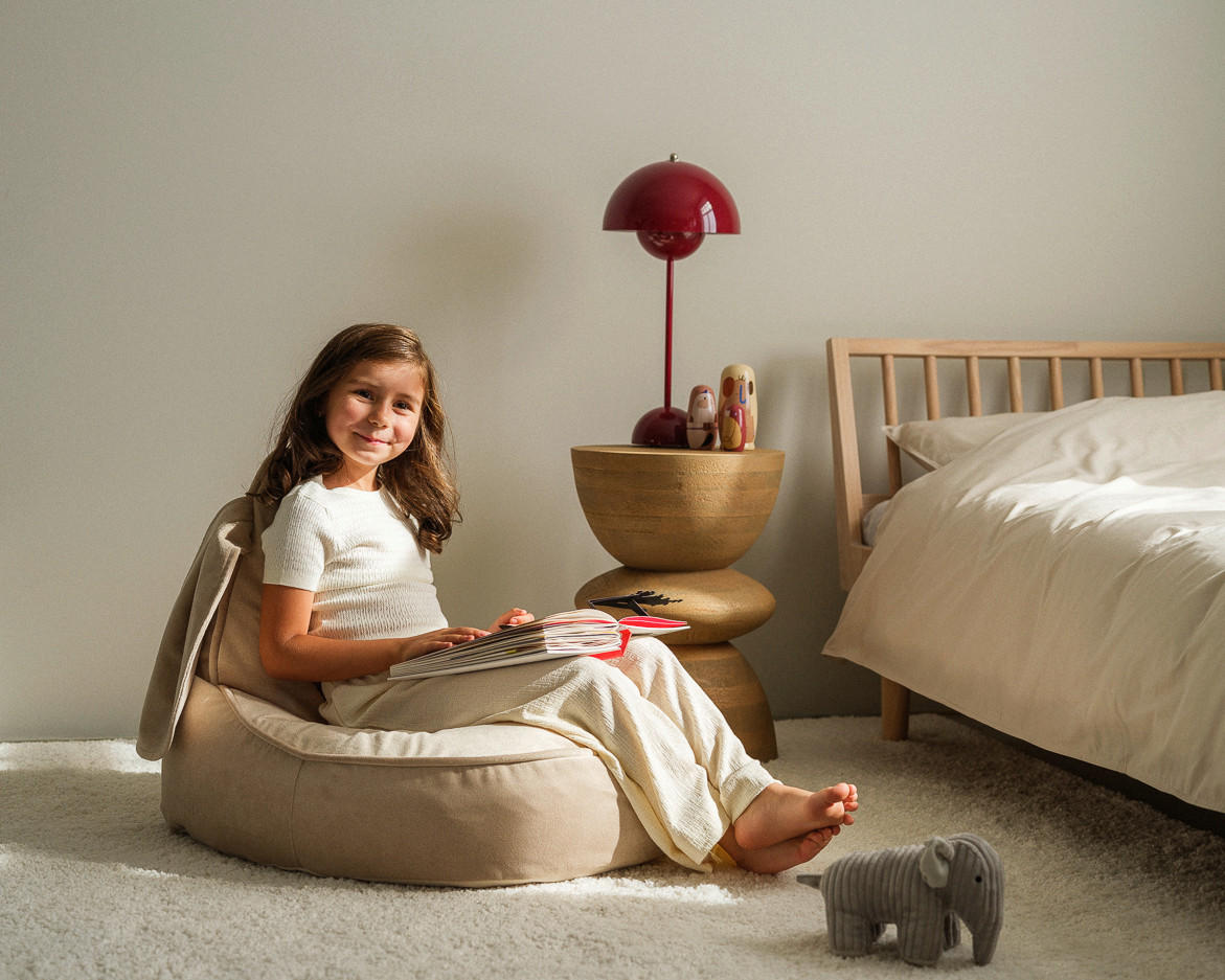 SITZSACK  - Perlmutt, Basics, Textil (75/60/60cm)