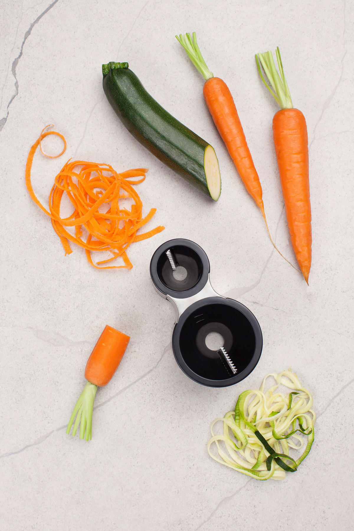 SPIRALNA SECKALICA - crna, Osnovno, metal/plastika (13.1/7.5/5.8cm) - MICROPLANE