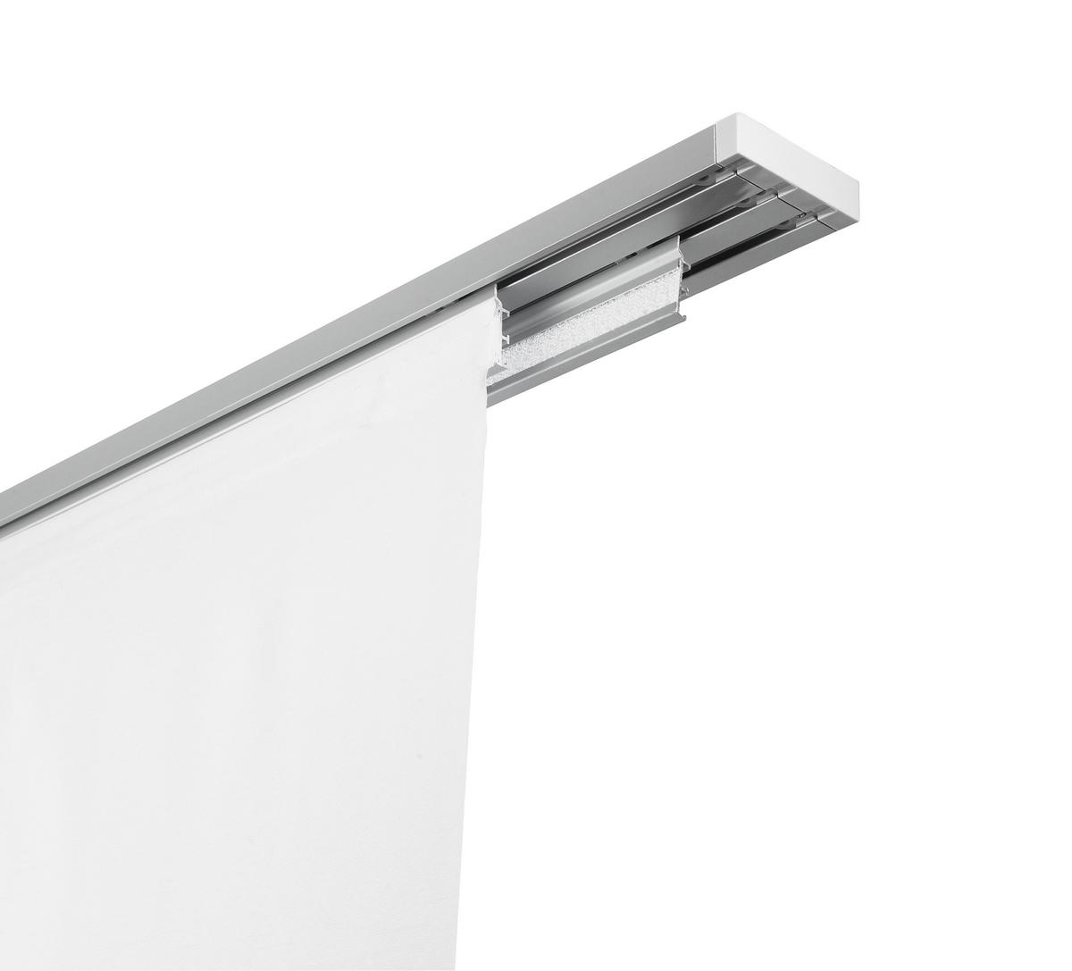 KOLEJNICE NA PANELOVÝ ZÁVĚS  240 cm - barvy hliníku, Design, kov (240cm) - Homeware