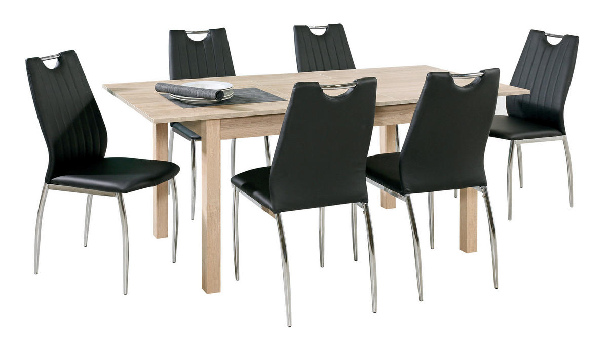 JÍDELNÍ STŮL, Sonoma dub, 140/80/76,5 cm - Sonoma dub, Design, kompozitní dřevo (140/80/76,5cm) - MID.YOU