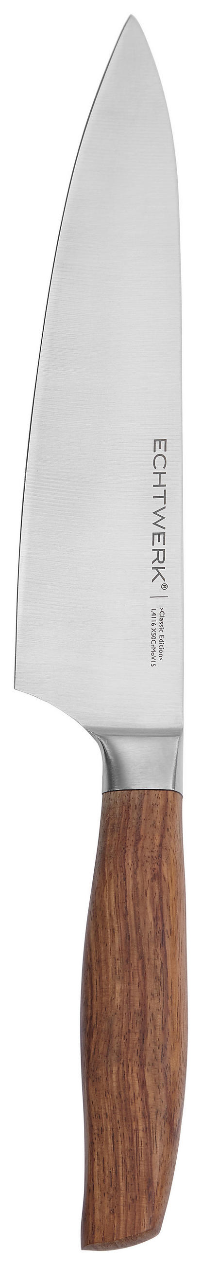 KOCHMESSER 34,2 cm  - Braun, MODERN, Holz/Metall (34,2cm) - Echtwerk
