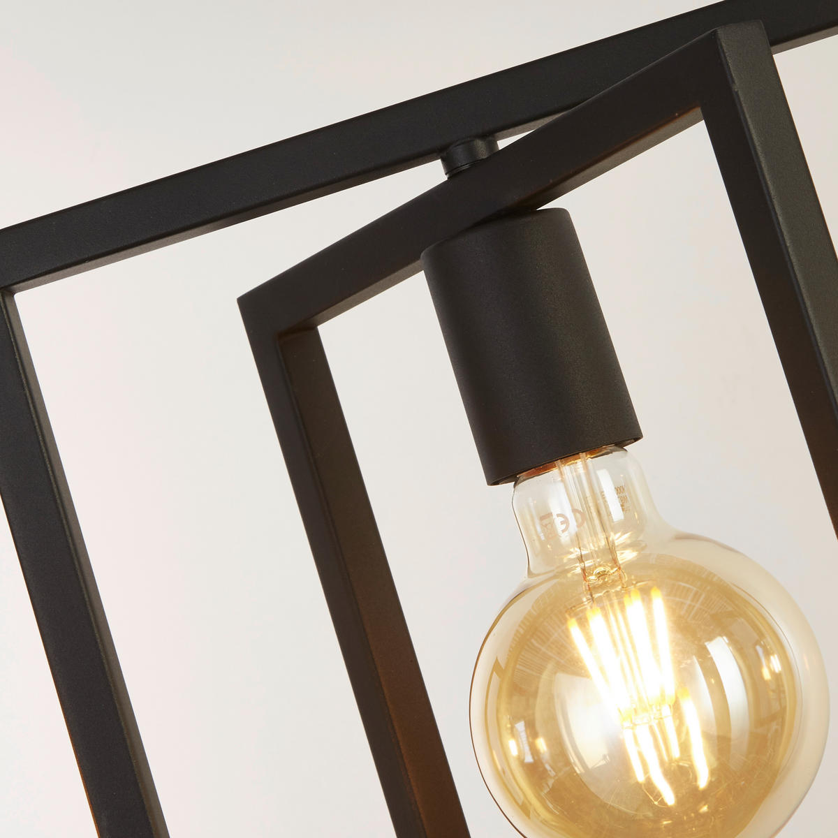 HÄNGELEUCHTE Plaza 113,5/25/150 cm   - Schwarz, LIFESTYLE, Metall (113,5/25/150cm) - Searchlight
